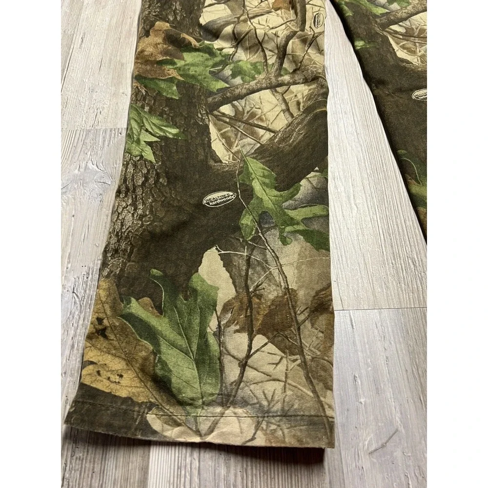 Mens Realtree Hunting Pants Vintage Camo‎ Cargo Whitewater Outdoors Size Large